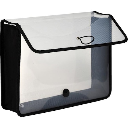 Lion Office Products Lion Office Products LIO48160CR Epand-N-File Poly Expanding Wallet - Clear LIO48160CR